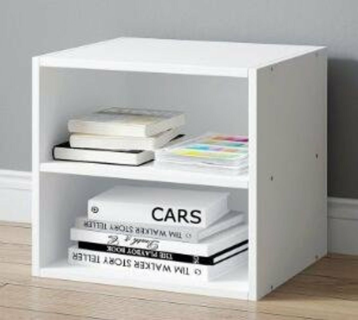 Simple and free combination of lockers and small cabinets (double-layer 30*30 warm white) 