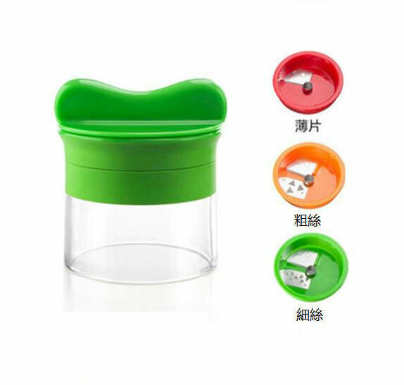 3. Blade manual strip cutter Grater Fruit and vegetable planer pencil machine [Specification: 3 cutter heads: 0.3cm fine + 0.6cm thick + thin]