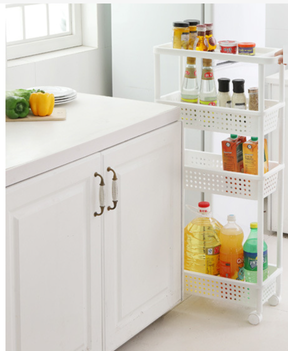 4-layer plastic narrow composite shelves with reels (7010 four-layer shelves)