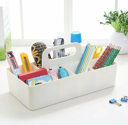 Portable divider box - white