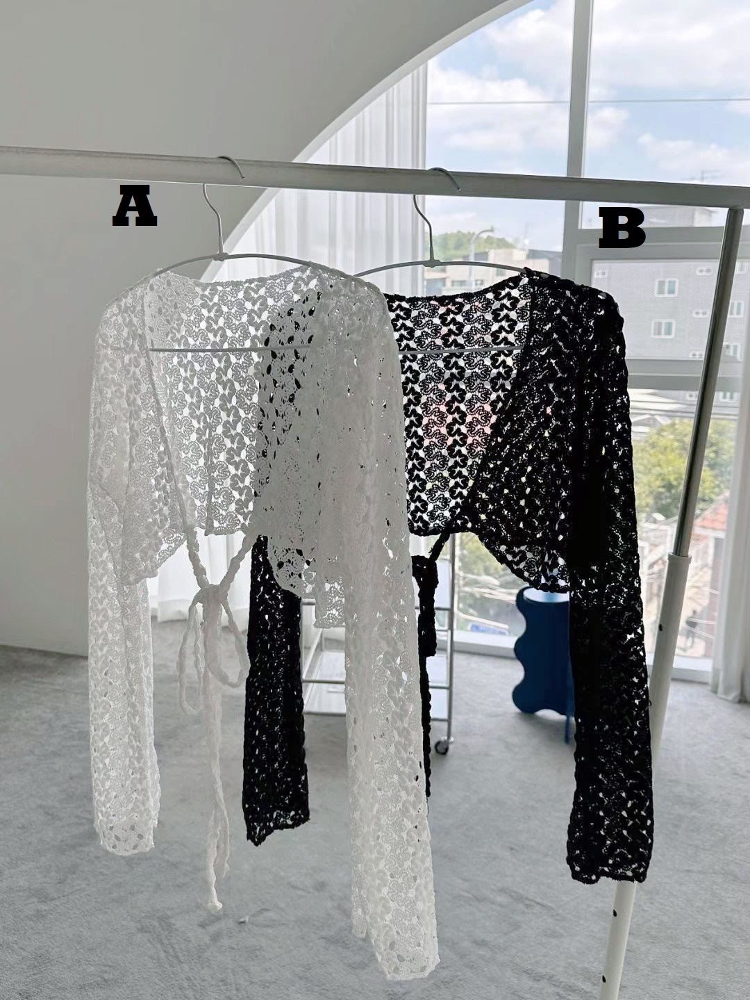 JK#14386🤎勾織小小外套