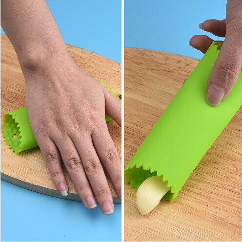 [Color random delivery] does not stick to the hands of the silicone manual garlic peeling artifact garlic peeling artifact  