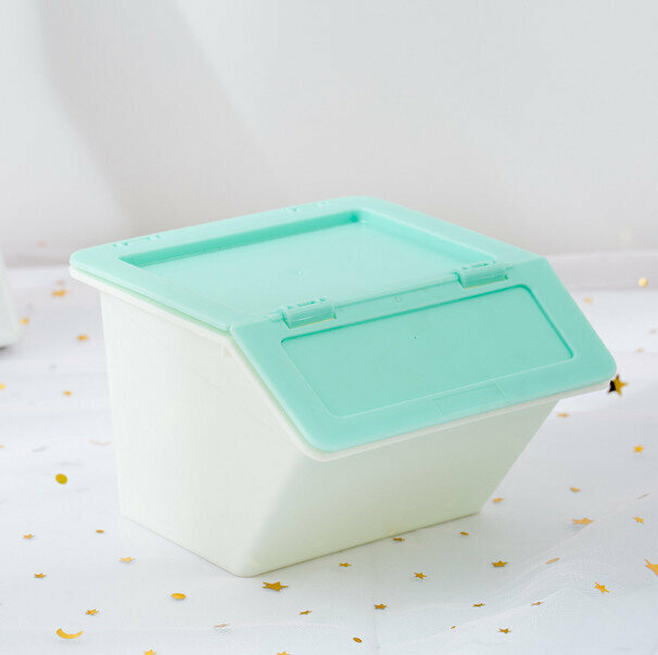 Japanese-style desktop mini storage box (green)