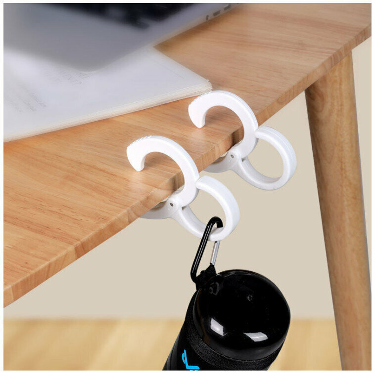 (Pair) card type hook |Powerful household portable creative S-type|S-type hook| Windproof hook|no punching|no trace|multi-functional convenient chron