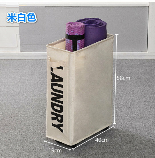 Collapsible laundry basket Laundry basket Dirty laundry basket Laundry basket Clothes basket Storage box (off-white) 