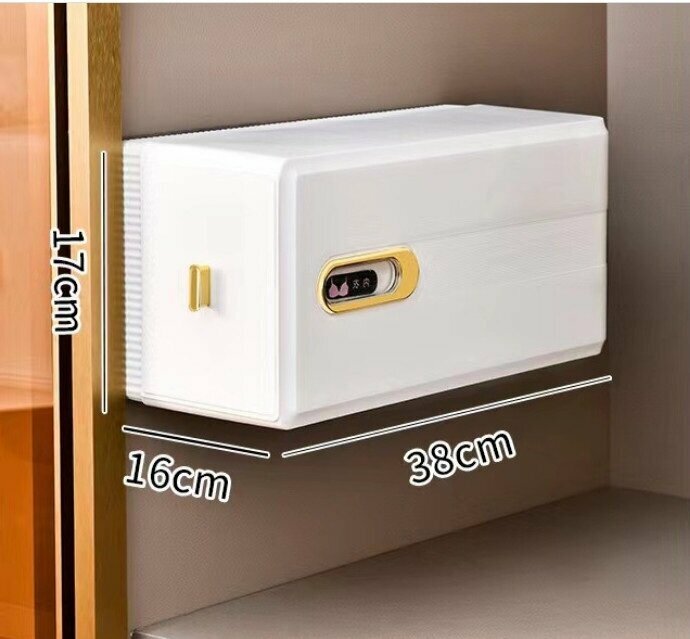 Drawer wall underwear storage box (raised drawer bra storage box - no compartment)