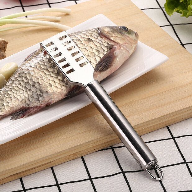 爆款不鏽鋼多功能刮魚鱗刨 殺魚刀（魚鱗刨）