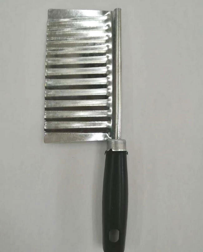 爆款不鏽波浪切片器（黑柄土豆切）
