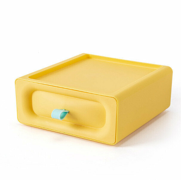 Colourful drawer storage box (mango yellow)