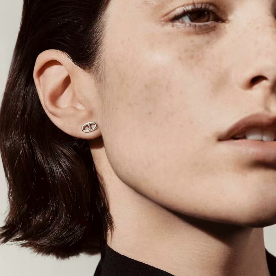 Hermes Farandole Earrings 豬鼻純銀耳環