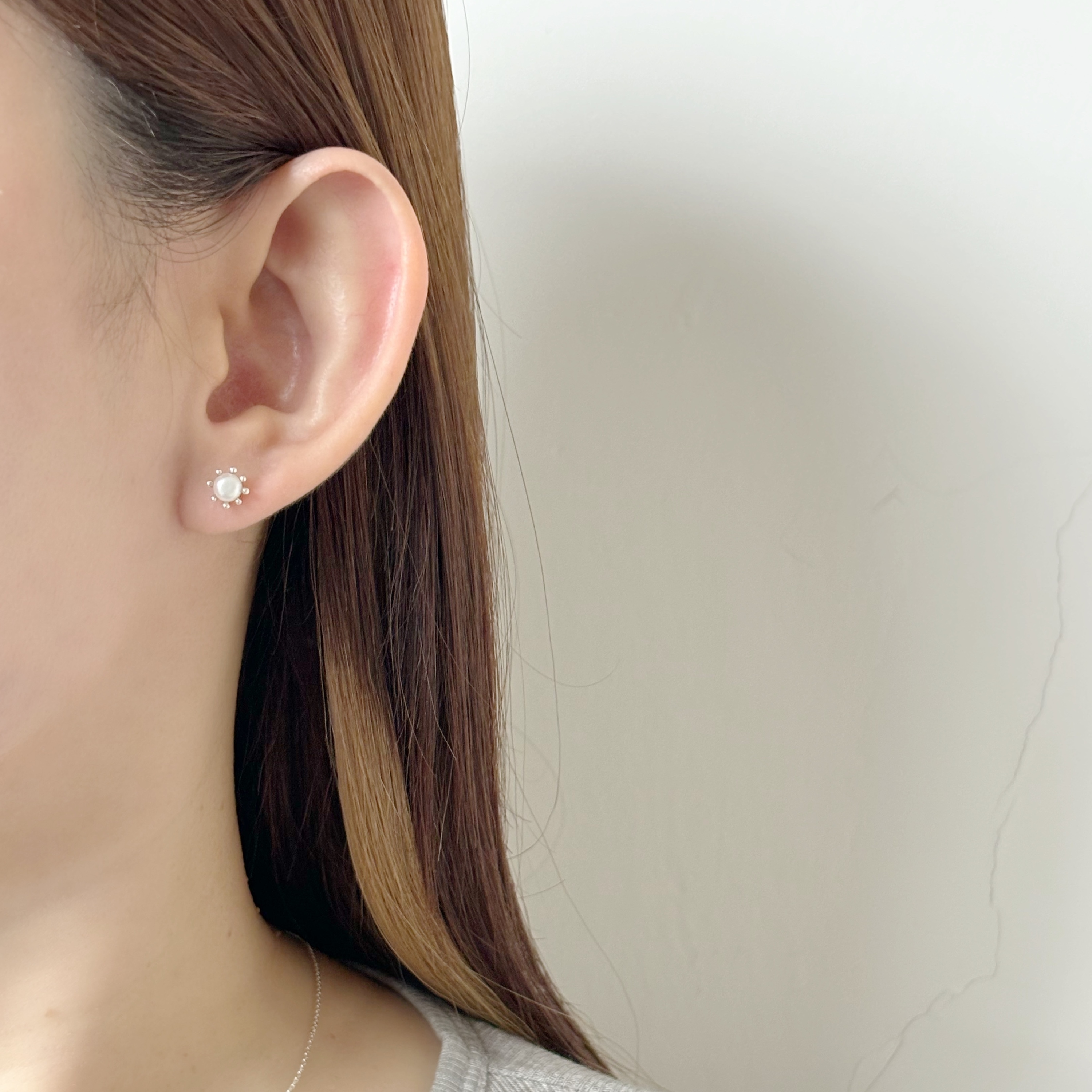 煙花珍珠轉珠耳環