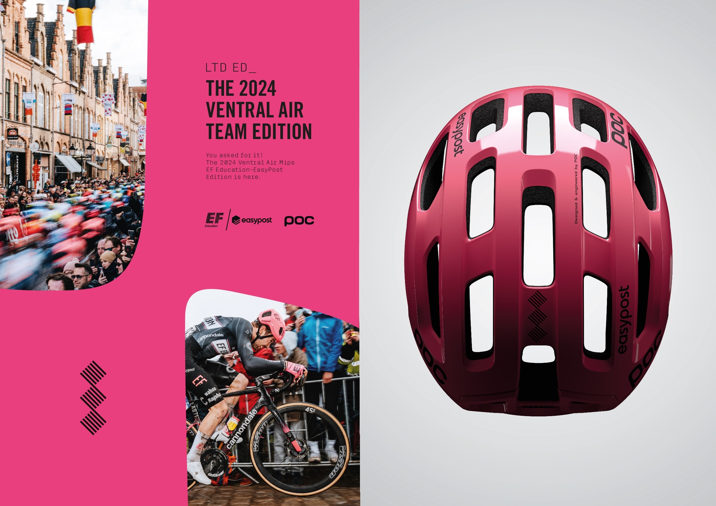 POC Ventral Air Mips EF Education-Easypost 2024 車隊限量版