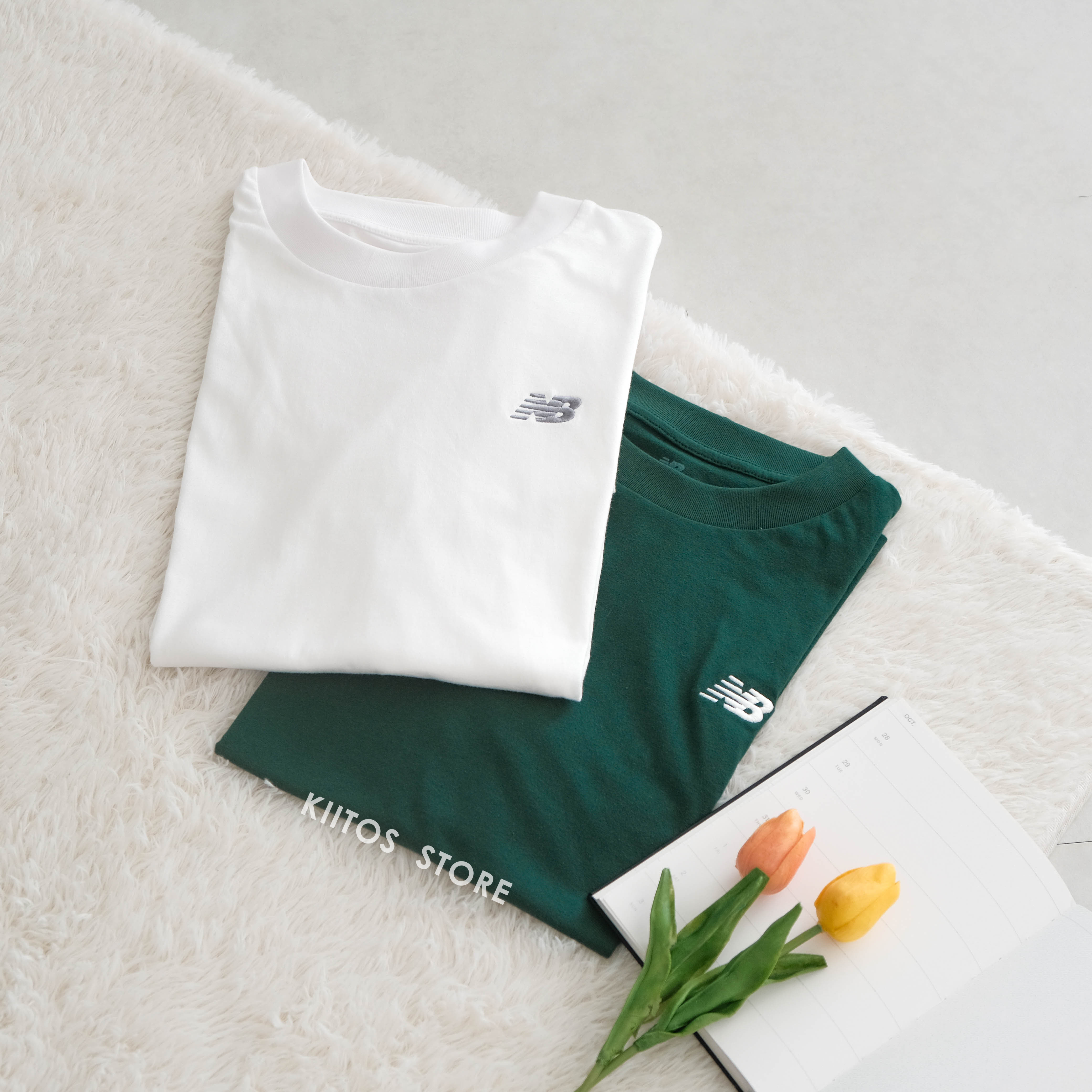 New Balance Sport Essentials Cotton 刺繡 NB Logo 短袖 T-Shirt MT41509