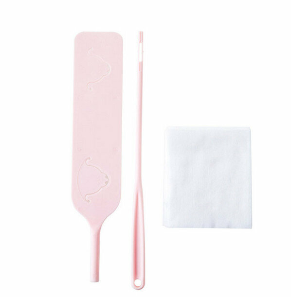 [Color random] 65cm extra-long handle multi-function cleaning sweep (with 10 pieces of non-woven refill)