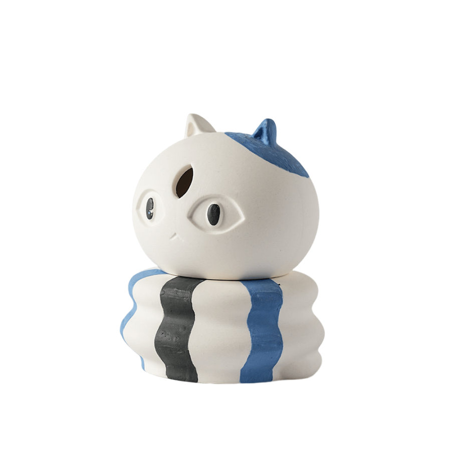 逗一起陶瓷公仔-坯坯貓