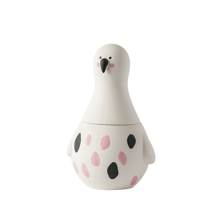 逗一起陶瓷公仔-音歌鳥