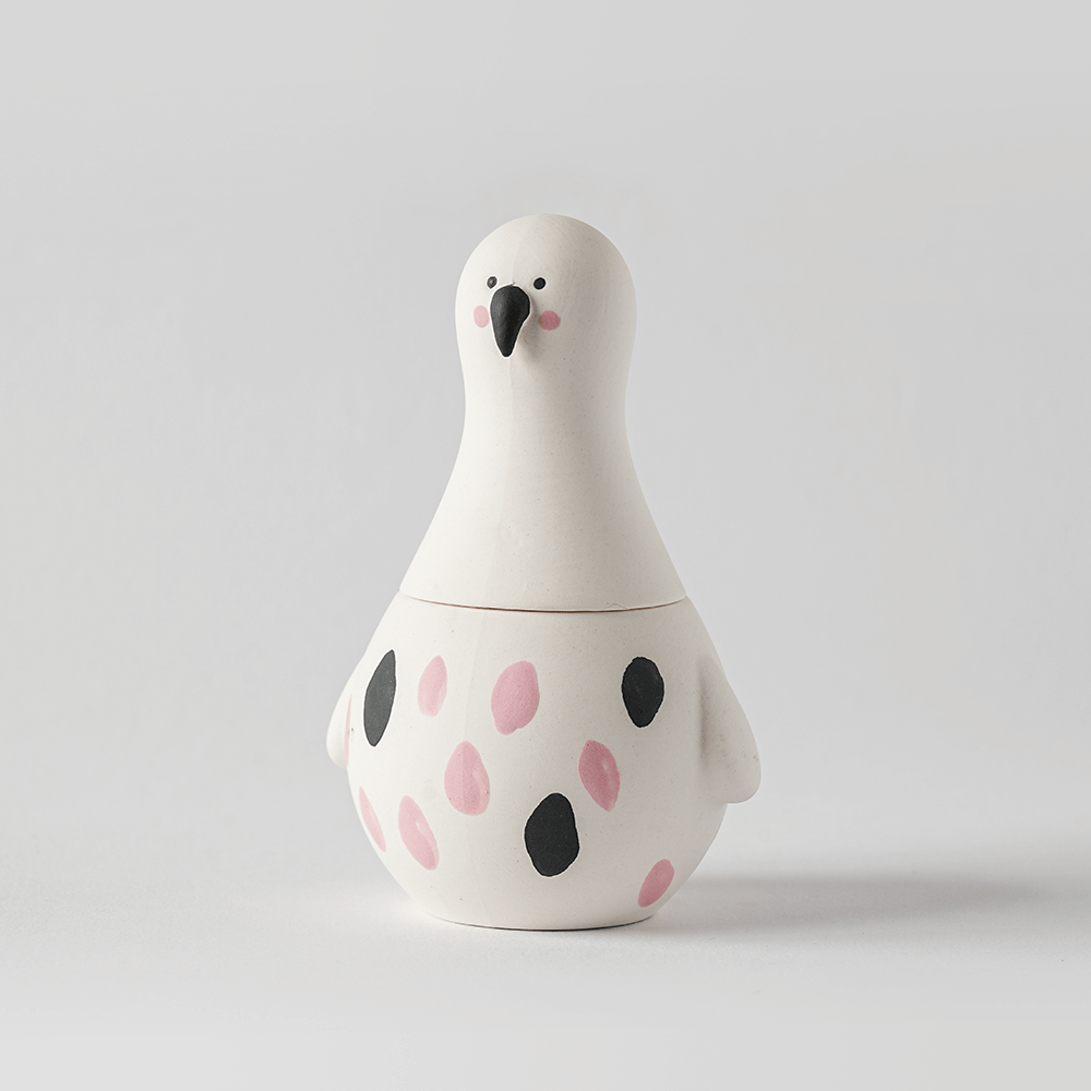 逗一起陶瓷公仔-音歌鳥