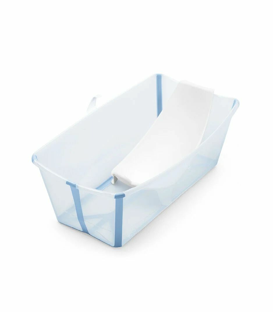 Stokke - Flexi Bath® Bundle Tub with Newborn Support (Ocean Blue, Gift Box)