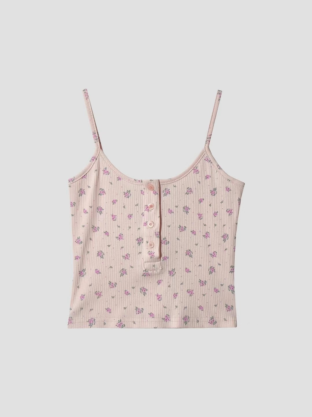 [PROJECT WAVE] FLOWER SLEEVELESS TOP