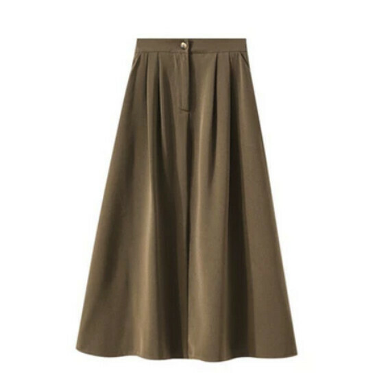 Hot selling suit skirt [dark brown] [M-3XL size] (please contact customer service to confirm the delivery size after placing the order)