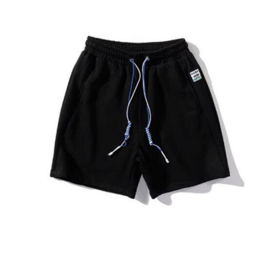 激抵夏季簡約過膝運動五分褲（黑色）【M-2XL碼】【下單後聯絡客服確認發貨尺碼】