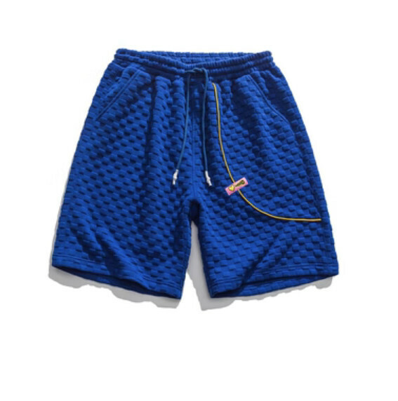 激抵夏季寬鬆休閒五分褲（克萊因藍色）【M-5XL碼】【下單後聯絡客服確認發貨尺碼】