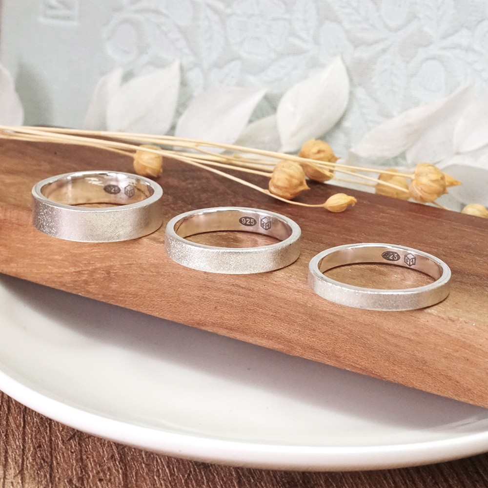 質感銀戒 經典霧面設計 925純銀戒指 刻字戒指 客製化訂製 男戒 女戒 中性戒指