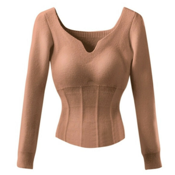 Hot Selling Knitted Sweater [Coffee Color] Size [One Size]