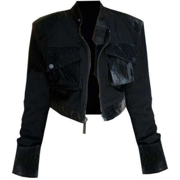 Hot Selling Short Jacket [Black] Sizes [S-L] [Please contact customer service to confirm the delivery size after placing the order]