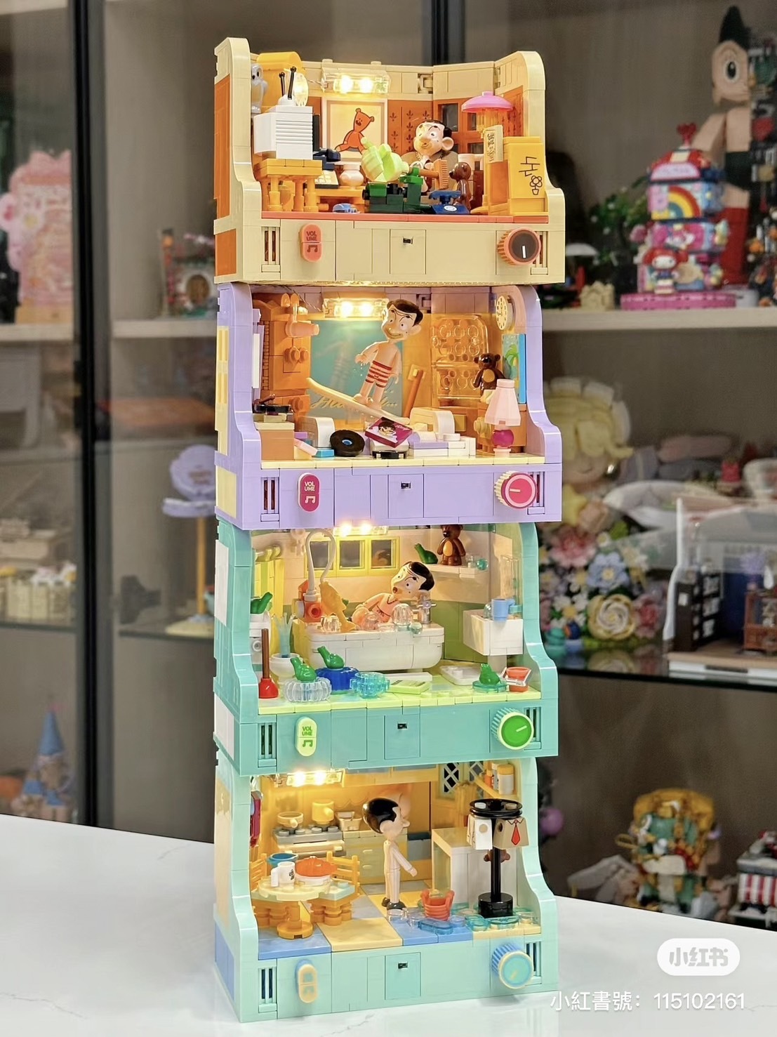 #預購 BJY STORE 豆豆先生 經典場景電視機積木