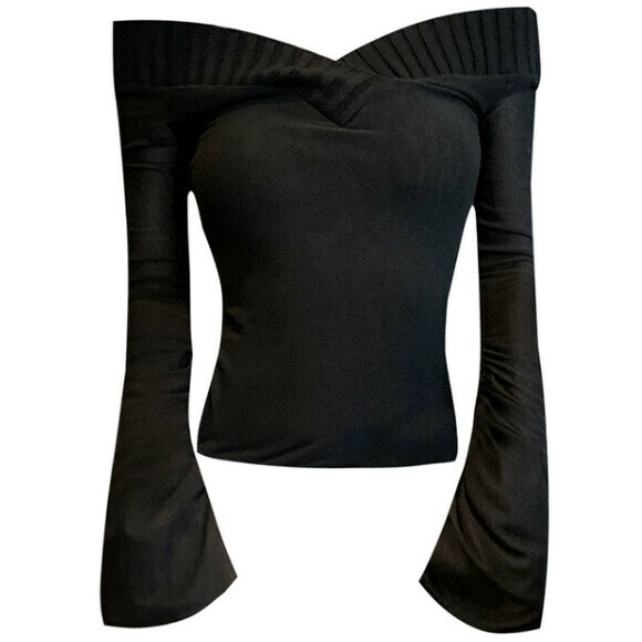 Hot Selling Slim Fit Bottoming Shirt [Black] Sizes [S-L] [Please contact customer service to confirm the delivery size after placing the order]