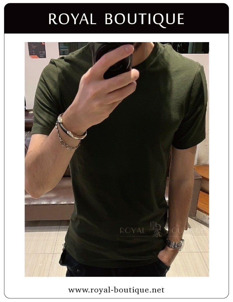 Armani Exchange 極致親膚圓領短素T