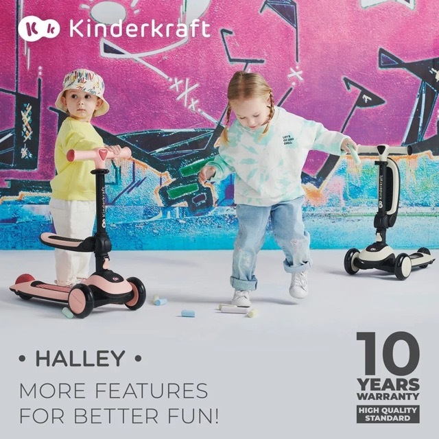 Kinderkraft HALLEY 2合1 滑板車