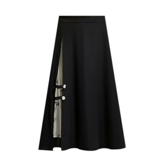 熱賣拼接半身裙【黑色】【S-2XL碼】（下單後請聯絡客服確認發貨尺碼）