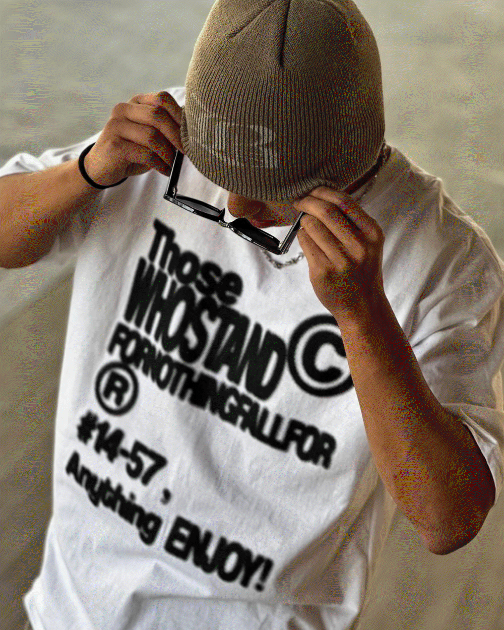 Stand寬鬆短袖T恤