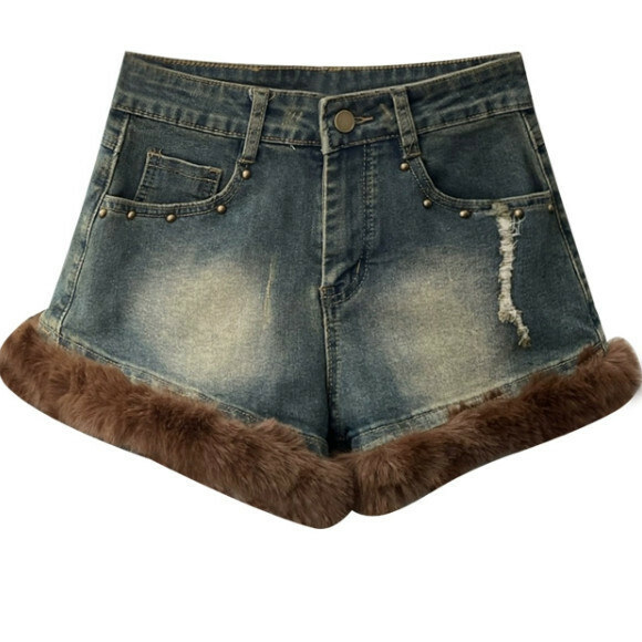 Hot selling denim shorts [denim] sizes [S to L] [please contact customer service to confirm the delivery size after placing the order]