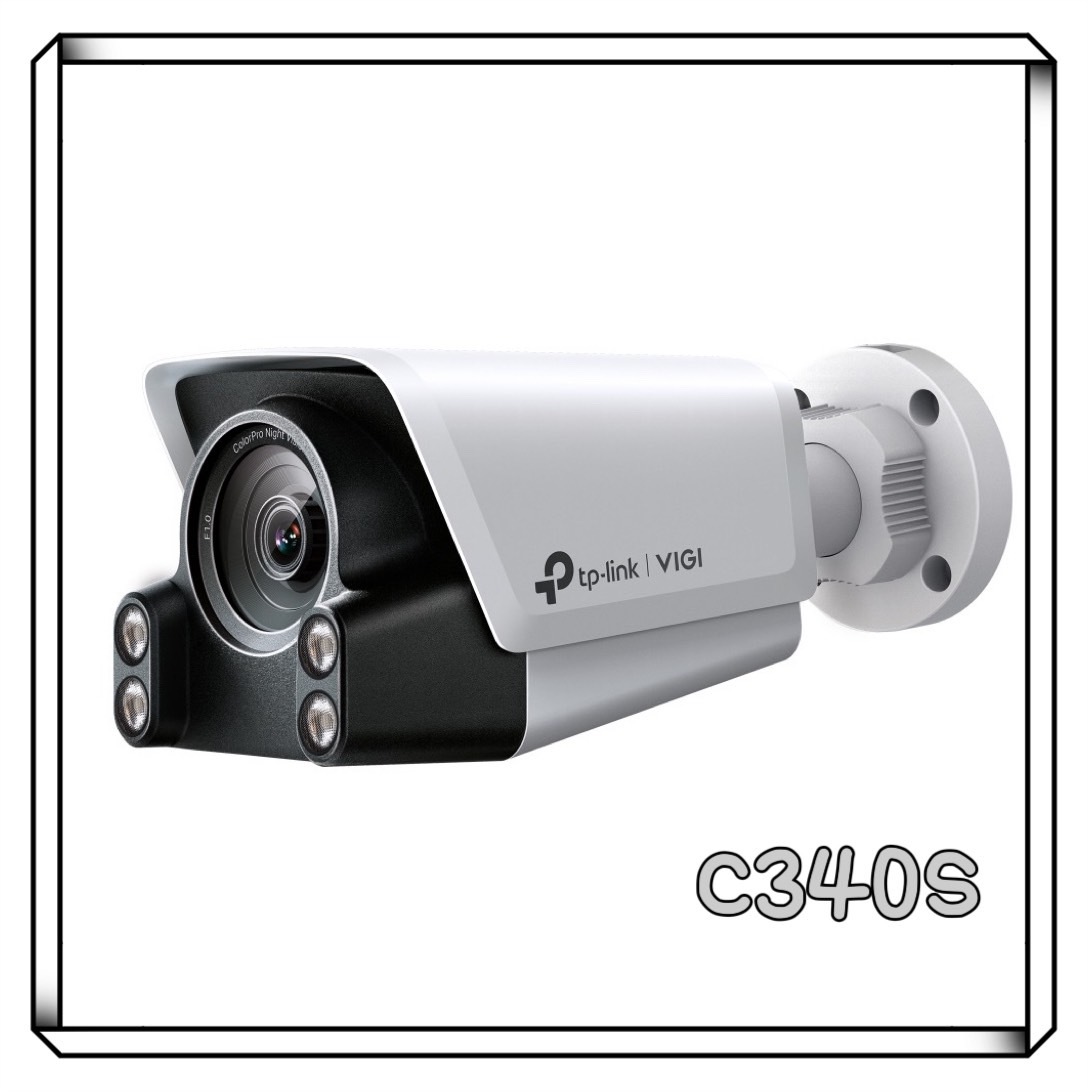 TP-LINK VIGI C340S-4 VIGI 4MP 戶外型 ColorPro 夜視槍型攝影機