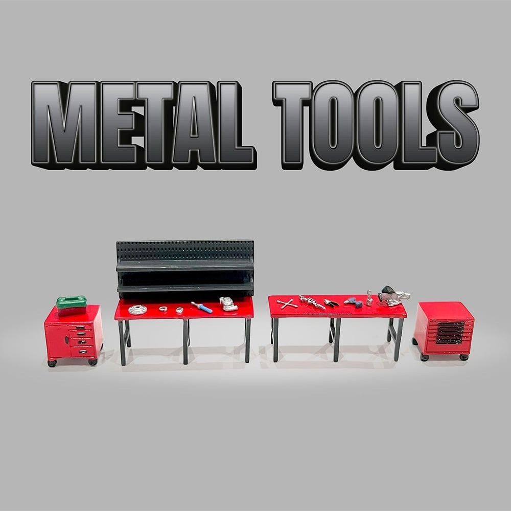 Amierican Diorama 1:64 人仔 Figure Set: Metal Tools – Set A