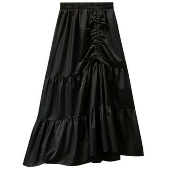 熱賣不規則半身裙【黑色】【M-3XL碼】（下單後請聯絡客服確認發貨尺碼）