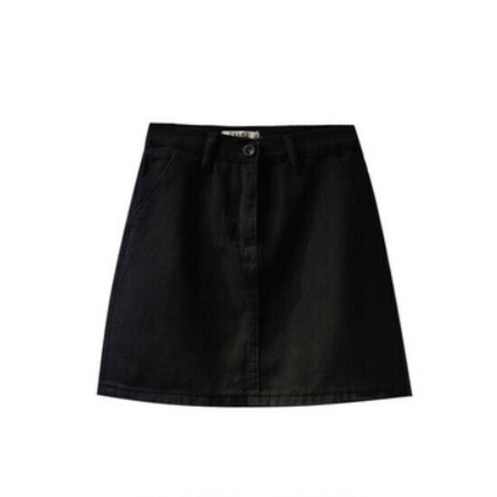 Hot selling hip-covering denim skirt [black] [S-5XL] (please contact customer service to confirm the delivery size after placing the order)