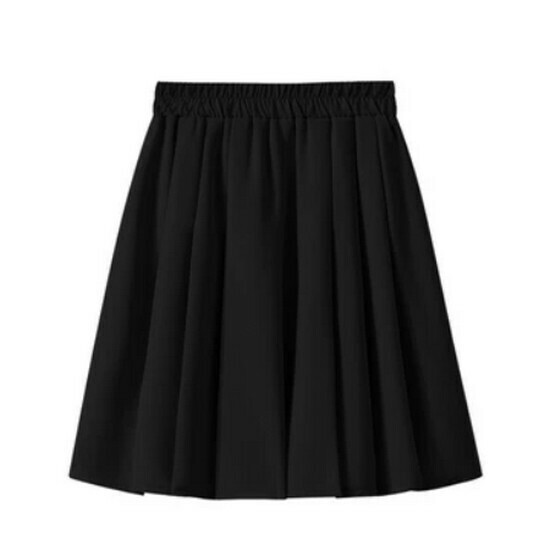 Hot Selling Pleated Skirt [Black] [M-3XL Size] (please contact customer service to confirm the delivery size after placing the order)