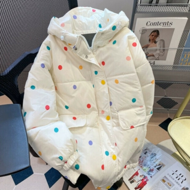 Hot selling cotton jacket [white] size [M size - 2XL size] [please contact customer service to confirm the delivery size after placing the order]