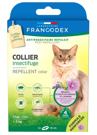 法國Francodex 驅蝨帶 成貓