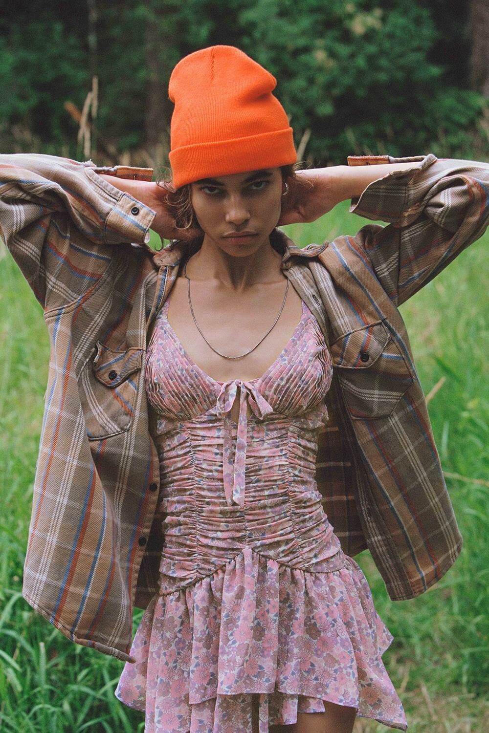 Kacey Mini Dress粉色小碎花洋裝