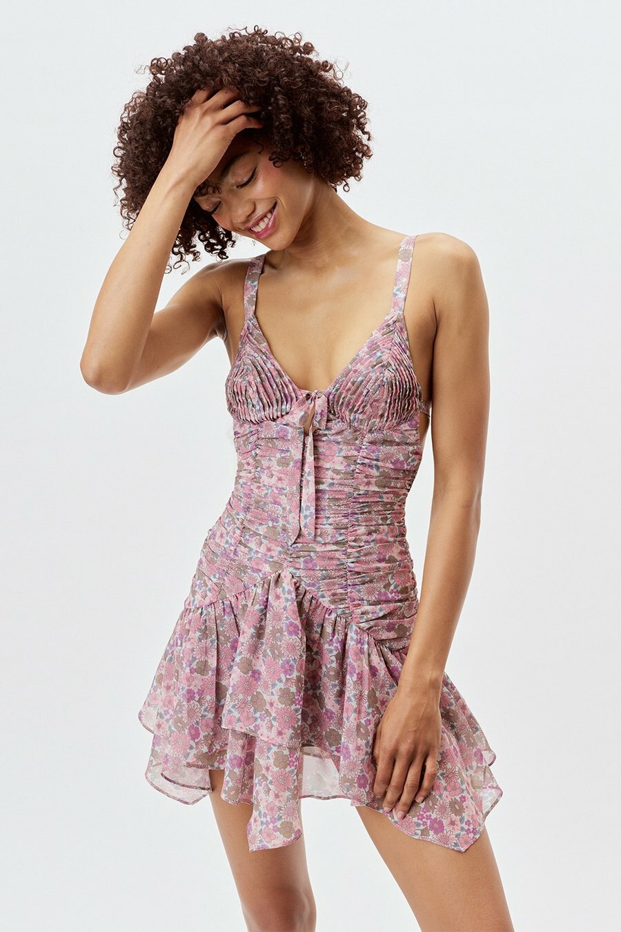 Kacey Mini Dress粉色小碎花洋裝