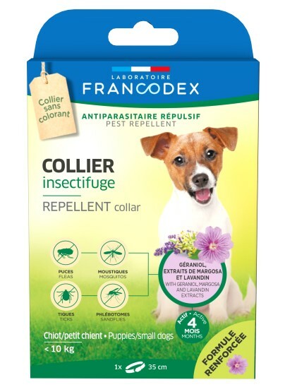 法國Francodex 驅蝨帶 - 幼犬,小型犬 (35cm)