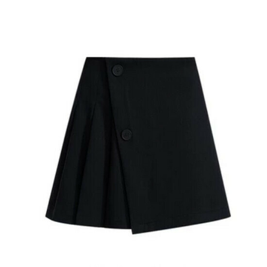 熱賣A字半身裙【黑色】【L-4XL碼】（下單後請聯絡客服確認發貨尺碼）