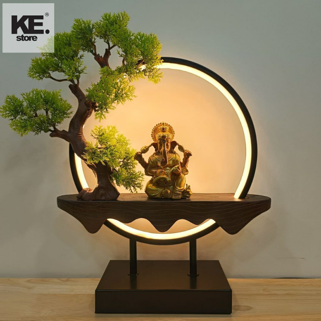 RING LIGHT GANESHA STATUE TABLETOP  CODE GS 0122