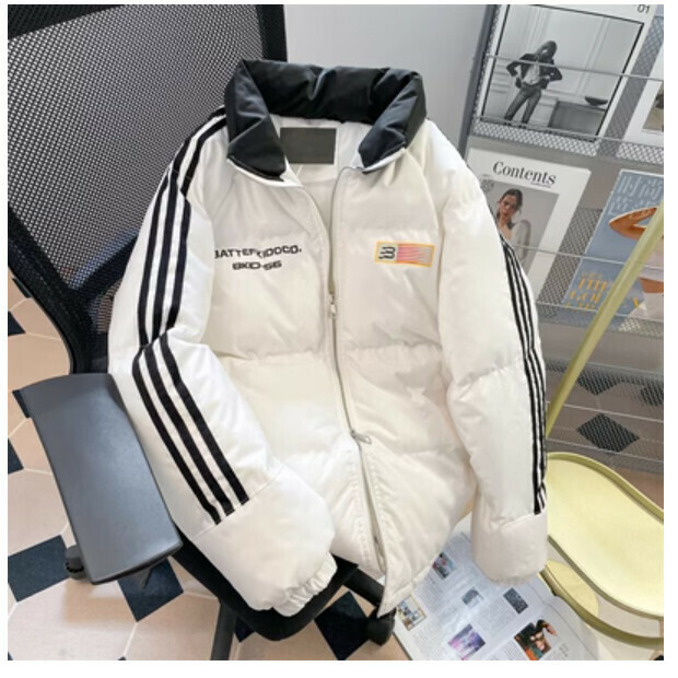 Hot selling cotton coat [white] size [M size - 2XL size] [please contact customer service to confirm the delivery size after placing the order]