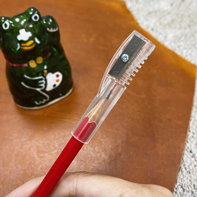 KUTSUWA｜透明筆蓋型削筆器 鉛筆蓋